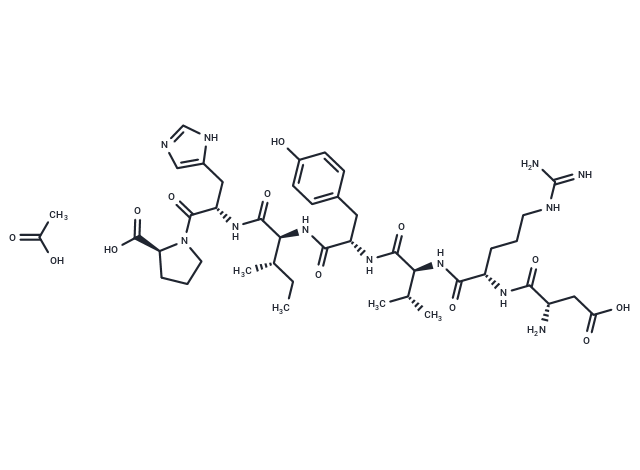 Angiotensin (1-7) acetate