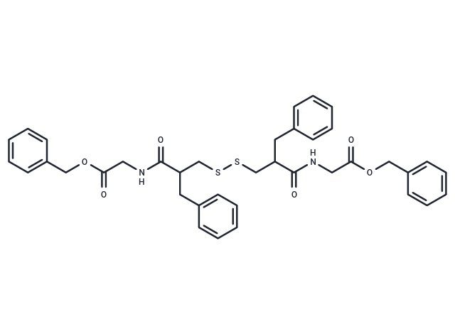 Dibenzyl 2,2'-((3,3'-disulfanediylbis(2-benzylpropanoyl))bis(azanediyl))diacetate