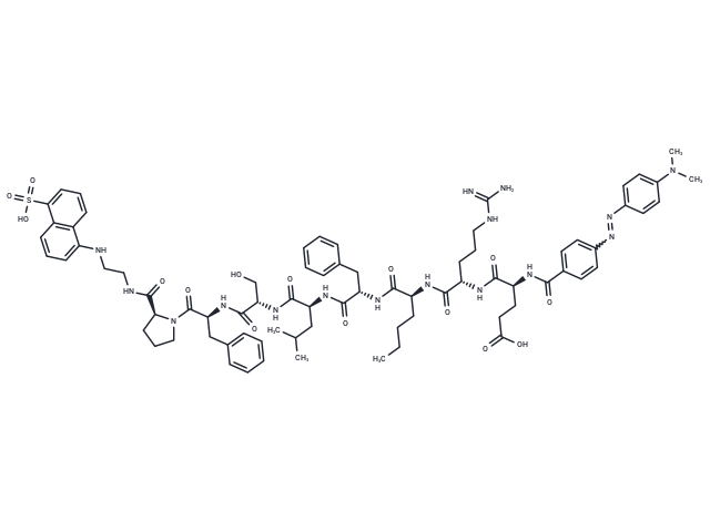 DABCYL-Glu-Arg-Nle-Phe-Leu-Ser-Phe-Pro-EDANS