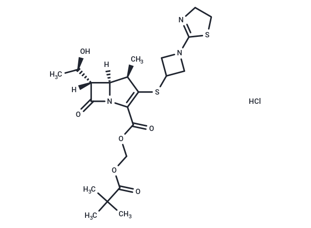 Tebipenem pivoxil hydrochloride