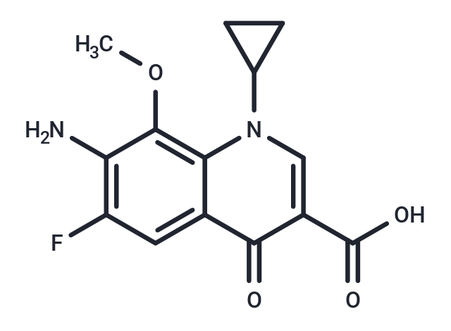 7-Amino-1-cyclopropyl-6-fluoro-8-methoxy-4-oxo-1,4-dihydroquinoline-3-carboxylic acid