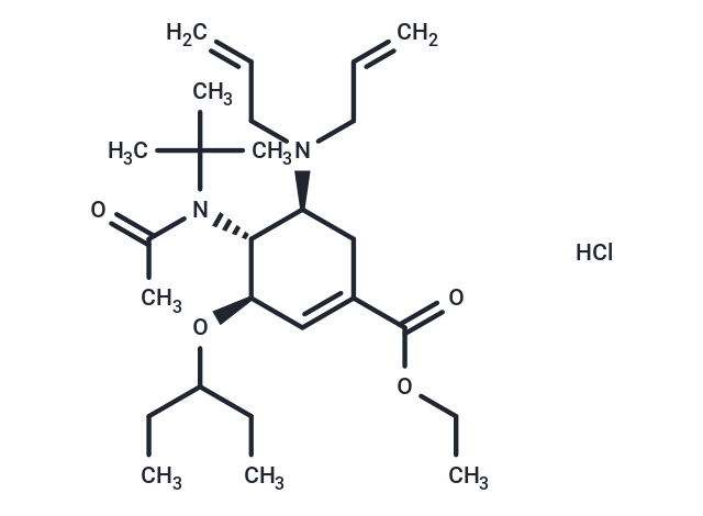 (3R,4R,5S)-Ethyl 4-(N-(tert-butyl)acetamido)-5-(diallylamino)-3-(pentan-3-yloxy)cyclohex-1-enecarboxylate hydrochloride