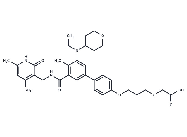 Tazemetostat de(methylene morpholine)-O-C3-O-C-COOH