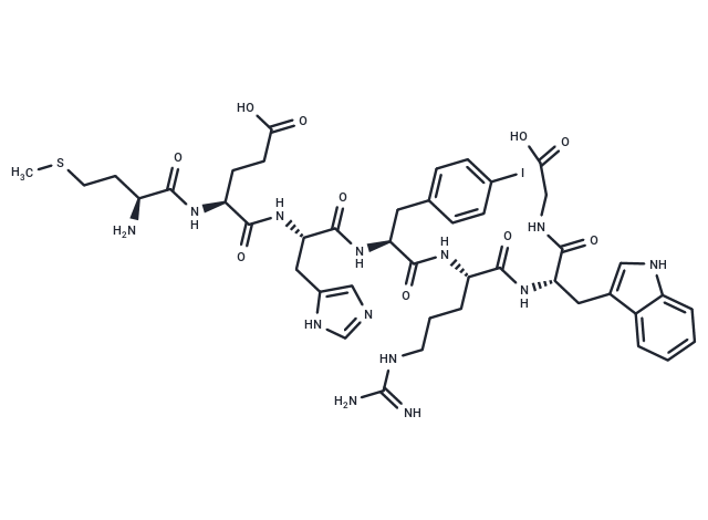 (p-Iodo-Phe7)-ACTH (4-10)