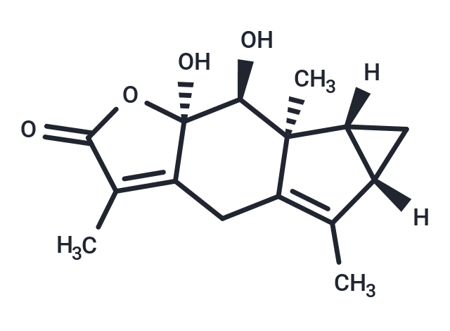 8β,9α-Dihydroxylindan-4(5),7(11)-dien-8alpha,12-olide