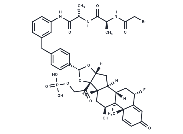 Glucocorticoid receptor agonist-1 phosphate Ala-Ala-Br