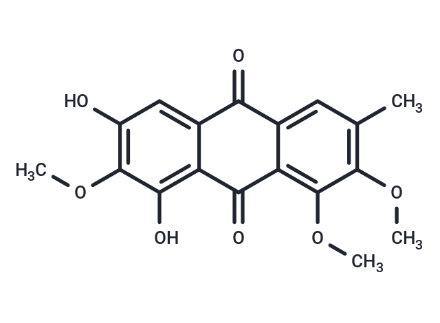 6,8-Dihydroxy-1,2,7-trimethoxy-3-methylanthraquinone