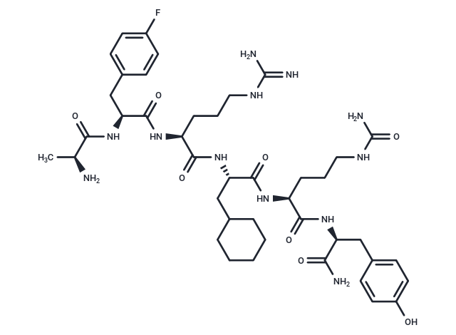 Ala-parafluoroPhe-Arg-Cha-Cit-Tyr-NH2