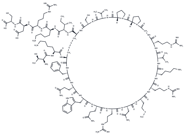 Lactoferricin H, Lactotransferrin (37-61), human