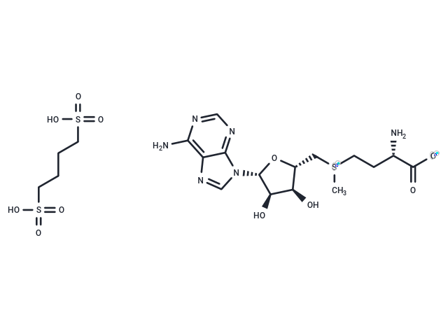 S-Adenosyl-L-methionine (1,4-butanedisulfonate)