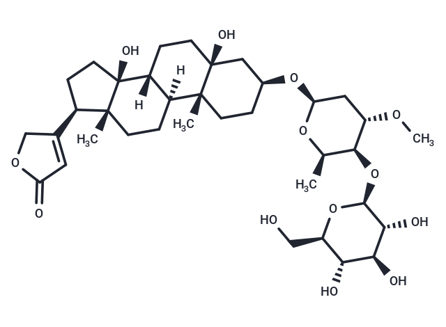 Periplogenin 3-[O-β-glucopyranosyl-(1→4)-β-sarmentopyranoside]