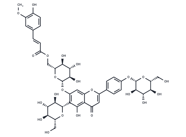 Isovitexin-7-O-[6-feruloyl]-glucoside-4'-O-glucoside