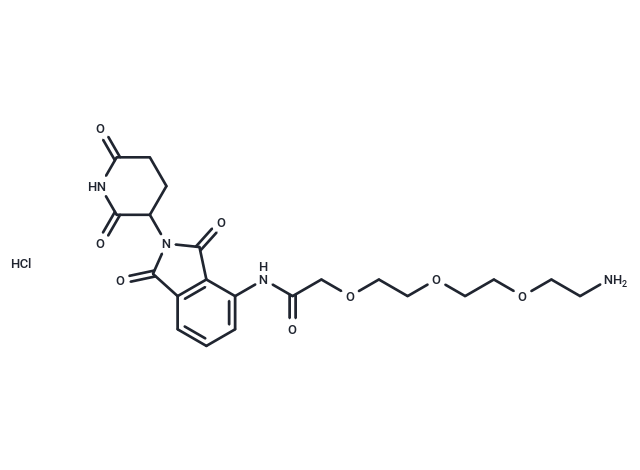 Pomalidomide-amino-PEG3-NH2 hydrochloride