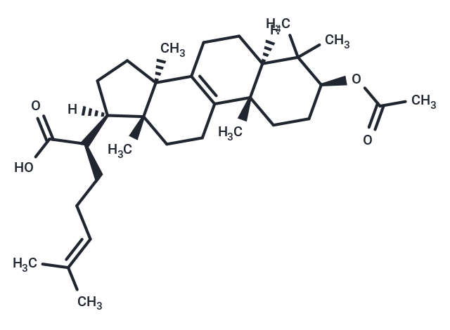 3β-Acetoxy-5α-lanosta-8,24-dien-21-oic acid