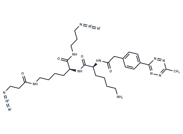 Diazido-methyltetrazine tri-arm