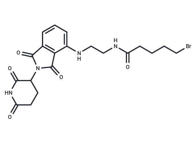 Pomalidomide-C2-amide-C4-Br