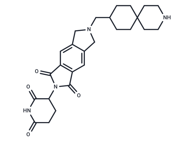 Thalidomide-pyrrolidine-C-azaspiro