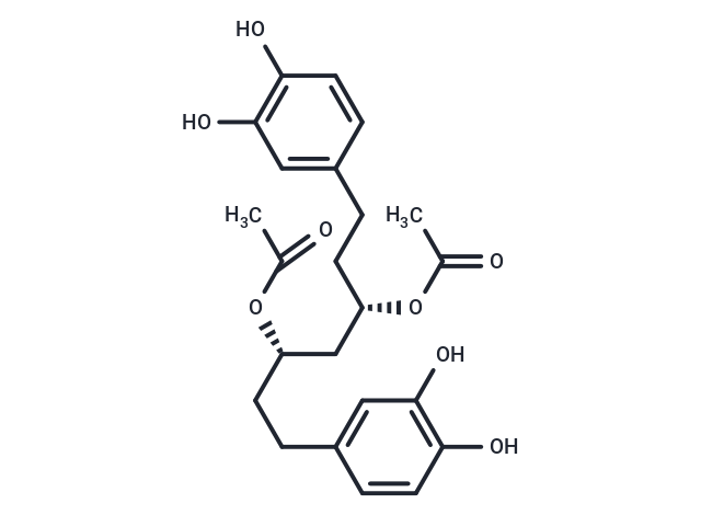 1,7-Bis(3,4-dihydroxyphenyl)heptane-3,5-diyl diacetate