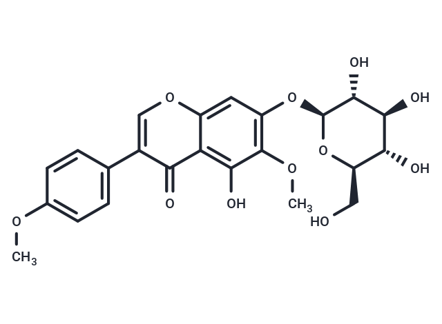 Irisolidone 7-O-β-D-glucopyranoside