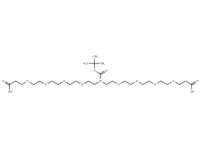 N-Boc-N-bis(PEG4-acid)