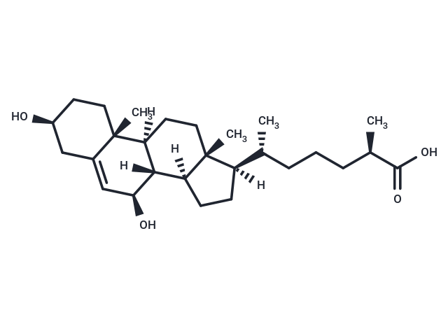 3β,7β-Dihydroxy-5-cholestenoic acid