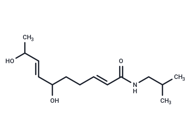 (2E,7E)-6,9-Dihydroxy-N-isobutyldeca-2,7-dienamide