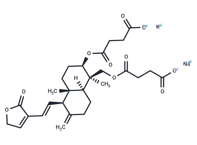 Dehydroandrographolide succinate potassium sodium salt