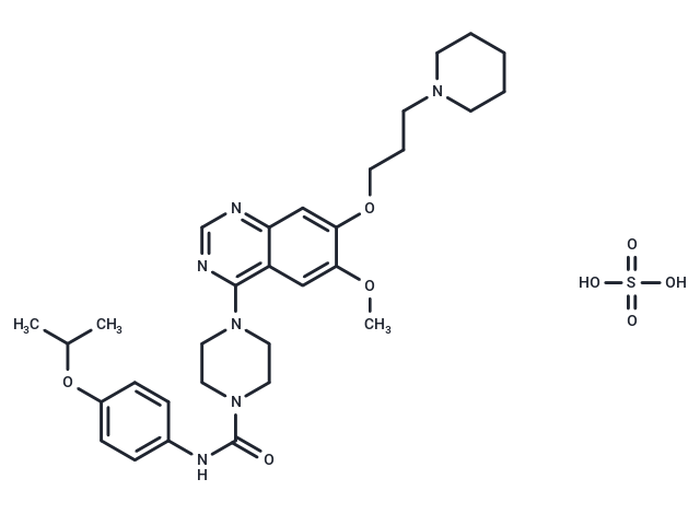 Tandutinib sulfate