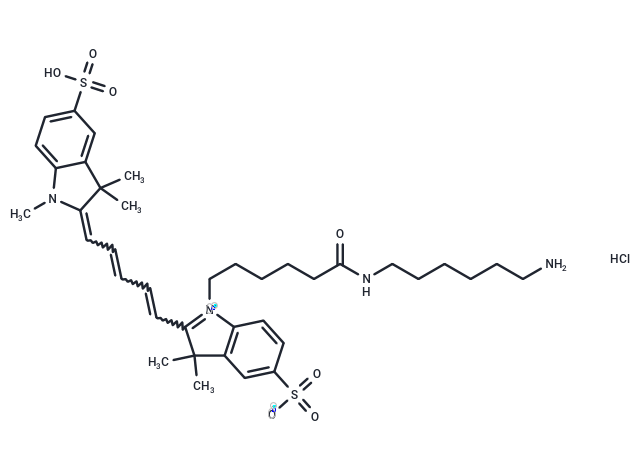 Sulfo-Cy5 amine hydrochloride